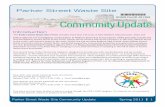 Parker Street Waste Site - United States … · Parker Street Waste Site Community Update Spring 2011 I 1 Introduction The Parker Street Waste Site (PSWS) ... assistance to help the