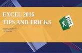 EXCEL 2016 TIPS AND TRICKS - California State Excel 2016 Tips and...  EXCEL 2016 TIPS AND TRICKS