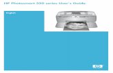 HP Photosmart 320 series User's Guide · 1 Welcome Thank you for purchasing an HP Photosmart 320 series printer! With your new, compact photo printer you can easily print beautiful