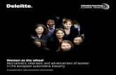 Women at the wheel Recruitment, retention, and advancement ... · Recruitment, retention, and advancement of women ... we have been able to explore why women love working ... Fortune