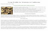 Crop Profile for Walnuts in California - University of …ucanr.edu/datastoreFiles/391-47.pdf · Crop Profile for Walnuts in California Prepared: September, 1998 General Production