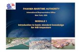 MODULE 1 Introduction to basic standard knowledge … course module/MODULE 1.pdf · Introduction to basic standard knowledge for ASI Inspectors. ... Anchor windlass 36. Collision