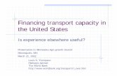 Financing transport capacity in the United Statessiteresources.worldbank.org/INTRAILWAYS/Resources/agt_capacity.pdf · Financing transport capacity in the United States ... Eqpt Revenue/Ton-Mile