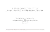 COMSATS Institute of Information Technology (CIIT) Computer Engineering_Program 20… · COMSATS Institute of Information Technology (CIIT) ... hours of lectures whereas 01 credit