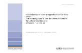 Guidance on regulations for the Transport of Infectious ...€¦ · regulations for the transport of infectious substances and ... origin should be packaged and transported in such
