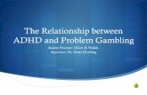 The Relationship between ADHD and Problem … Day 3 (6C Sessions)/6c.1 ADHD and... · S The Relationship between ADHD and Problem Gambling Student Presenter: Oliver R Waluk. Supervisor: