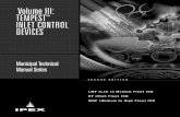 Volume III: TEMPESTTM INLET CONTROL DEVICES · Volume III: TEMPEST TM INLET CONTROL DEVICES Municipal Technical Manual Series LMF (Low to Medium Flow) ICD HF (High Flow) ICD MHF (Medium