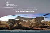 Joint Doctrine Note 1/16 Air Manoeuvre · • AJP-3.3(A), Allied Joint Doctrine for Air and ... Allied Joint Doctrine for Land Operations highlights ... AJP-3.3, Allied Joint Doctrine