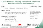 Laser-Assisted Joining Process of Aluminum and … · Managed by UT-Battelle for the Department of Energy Laser-Assisted Joining Process of Aluminum and Carbon Fiber Components 2015
