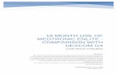 18 month use of Medtronic enlite - comparison with dexcom · PDF file18 MONTH USE OF MEDTRONIC ENLITE - COMPARISON WITH DEXCOM G4 CGM sensor evaluation VANSTRAELEN, Guy, PhD cgmrinfo@gmail.com