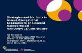 Strategies and Methods to Assess Occupational … · Strategies and Methods to Assess Occupational Exposures to Engineered Nanoparticles: NANODEVICE Contribution Kai Savolainen US