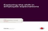 Exploring the shift in employee expectations - · PDF fileExploring the shift in employee expectations THE ... that it has actually improved their work-life balance. ... 60% expect