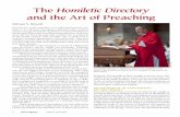 The Homiletic Directory and the Art of Preaching · The Homiletic Directory and the Art of Preaching ... ficult is that of preaching. History shows that I am in good com- ... between