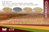 HGCA Grain storage guide for cereals and oilseedscereals.ahdb.org.uk/media/178349/g52_grain_storage_guide_3rd... · 2 HGCA Grain storage guide for cereals and oilseeds The value of