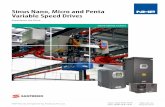 Sinus Nano, Micro and Penta Variable Speed Drives · From concept design through to installation and after sales service, ... with you to offer complete trust, assurance and peace