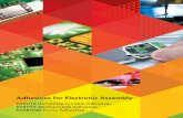 Adhesives for Electronic Assembly · PARLITE UV/Visible Curable Adhesives PARTITE Methacrylate Adhesives PARBOND Epoxy Adhesives Adhesives for Electronic Assembly