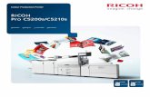 RICOH Pro C5200s/C5210s · RICOH Pro C5200s/C5210s Colour Production Printer Printer Copier Facsimile Scanner Pro C5210s ppm monochrome 80 and full-colour Pro C5200s