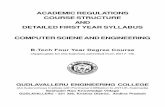 ACADEMIC REGULA TIONS COURSE STRUCTURE …cse.gecgudlavalleru.ac.in/pdf/syllabus/CSE-Course- Structure... · COURSE STRUCTURE AND ... Manage software projects with significant technical,