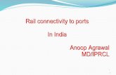 Rail connectivity to ports In India Anoop Agrawal … · Participative Model Policy of Indian Railway and SPVs for rail connectivity to ports? ... Ajmer - Phulera - Ringus ...