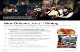 New Orleans Jazz Dining - Child & Family Guidance … · Preservation Hall of Jazz ... recognized home of Traditional New Orleans Jazz and headquarters of the ... accommodations in