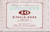 Way to success · 10th English Detailed Key for Practice Exercise (English-1) Way to success Way2s100@gmail.com - 2 -