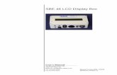 SBE 46 LCD Display Box - Communication Technology · SBE 46 LCD Display Box User’s Manual ... acceptance of this system by the customer shall be ... B. Set instrument to wake up