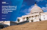 kpmg · Common Elements of Camp Tax Reform Bill and Administration’s FY 2016 Budget Proposal April 29, 2015 kpmg.com