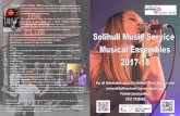 Saturday Music Centre –SMC - WordPress.com · Saturday Music Centre –SMCThe aim of the Centre is to complement and en-hance the teaching of music, dance and drama, ... Solihull