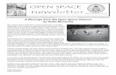 OPEN SPACE newsletter - City of Albuquerque your favorite Open Space! Sallie McCarthy, OSA President A Quarterly Newsletter of the Open Space Division and the Open Space Alliance Volume