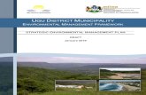 UGU DISTRICT MUNICIPALITY - nemai.co.za · The Ugu District Municipality, ... Broad outline of the application of the EMF in a project life-cycle 104. Ugu DM EMF SEMP ... CCRS Climate