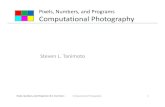 and Computational Photography - … · What is Computational Photography? Computational photography is an emerging technology for acquiring images through a combination of optics,