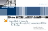 Embedded Systems 1: Hardware Description Languages …home.deib.polimi.it/zoni/slides_2017_2018/4_systemverilog.pdf · Embedded Systems 1: Hardware Description Languages ... A Guide