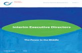 Interim Executive Directors - Homepage | … · Interim Executive Directors ... the board and staff address important systems and ... in the agency’s life with a healthy respect