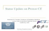 Status Update on Proton CT - AMOS Onlineamos3.aapm.org/abstracts/pdf/77-22619-310436-91871.pdf · Status Update on Proton CT ... 2003 – 2007: Conceptual design, Geant4 simulations,