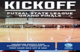 Futsal SL Grand Final Program 2018 · FUTSAL COURT 2018 FOR THEIR CONTINUED SUPPORT HIRE RATES 01: ... City FA, Sutherland Sharks FC, SD Raiders and International Football School