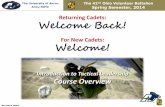 Returning Cadets: Welcome Back! - University of Akron .The University of Akron Army ROTC ... To learn