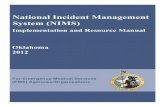 National Incident Management System (NIMS) - Oklahoma Guide All.pdf · National Incident Management System (NIMS) ... The National Incident Management System provides a consistent
