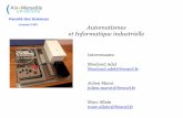 Automatismes et Informatique industrielle - fresnel.fr · et Informatique industrielle Intervenants: Mouloud Adel ... •A] Cours/TDs: 1) Struture d’un système automatisé Exemple