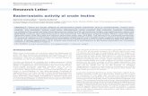 Research Letter Bacteriostatic activity of crude lectins · Pharmacognosy Communications www ... Namrata Kadwadkar,1* Savita Kulkarni2 1Pharmacognosy and Phytochemistry/Bombay College