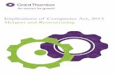 Implications of Companies Act, 2013 Mergers and …gtw3.grantthornton.in/assets/Companies_Act-Mergers_and... · the purpose of demerger. The 2013 Act aligns the SEBI requirement which