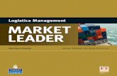 MARKET LEADER Logistics Management MARKET LEADER · PDF fileBusiness English Adrian Pilbeam and Nina O’Driscoll MARKET LEADER Logistics Management Pilbeam O’Driscoll Logistics