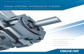 AXIAL-PISTON HYDRAULIC PUMPS - The Oilgear …€¦ · axial-piston hydraulic pumps fixed and variable displacement pumping products · low viscosity fluids · dirt tolerant · up