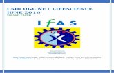 SOLVED PAPER I f A S - ifasonline.comifasonline.com/theme/document/june2016.pdf · CSIR UGC NET LIFESCIENCE JUNE 2016 SOLVED PAPER I f A S   ifasnet@gmail.com IFAS PUNE, …