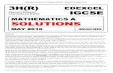 MATHEMATICS A SOLUTIONS - maths4everyone.commaths4everyone.com/solutions/edexcel/igcse/paper-3hr-may-2016... · MATHEMATICS A SOLUTIONS IGCSE EDEXCEL Pearson Edexcel International
