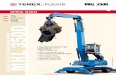 MHL 350D - Equipment International - Used Liebherr ... · The MHL 350D is powered at 2,000 rpm by a 198 hp (148 kW) ... The weight of the attached load hoisting implement (grab, magnet,