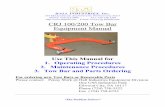 CRJ Equipment Manual - Hall Industrieshallindustries.com/wp-content/uploads/2012/Towbar Manuals/TB-CRJ... · Rev. 03/06/03 HALL INDUSTRIES, Inc. PHONE: 724-752-2000 FAX: 724-758-1558