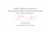 Ketyl Radical Anion in Samarium Iodide (SmI ) .Ketyl Radical Anion in Samarium Iodide (SmI 2)