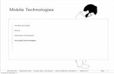 Mobile Technologies - LMU Medieninformatik · Mobile Technologies 1 context and task ... –brain sensing technology cognitive and emotional ... Skinput • Bio-sensing approach