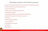 Martingale problems and stochastic equationskurtz/Lectures/NELDLECT.pdf · Martingale problems and stochastic equations ... Differentiating to obtain the probability density function