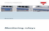 Monitoring relays - Gavazzi Automation€¦ · Monitoring relays CARLO GAVAZZI Automation Components. Specifications are subject to change without notice. Illustrations are for example